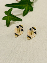 Load image into Gallery viewer, Little Shiny Wolf Mini Studs - Chevron &amp; Print