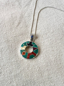 Directions Silver Pendant
