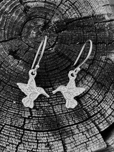 Hummingbird Silver Earrings