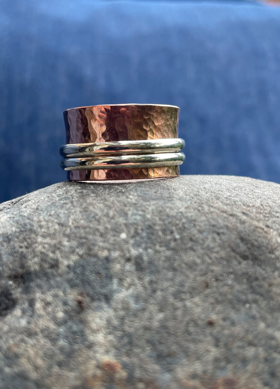 Copper Fidget Ring - 2 inserts