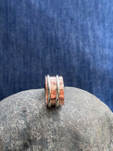 Copper Fidget Ring - 2 inserts