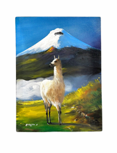 Load image into Gallery viewer, LLama &amp; Cotopaxi - Original Canvas