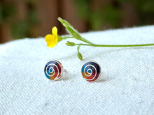 Load image into Gallery viewer, Mini Multicolor Silver Studs - NEW