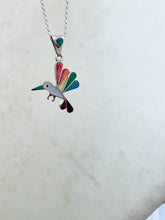 Load image into Gallery viewer, Hummingbird Silver Pendant * Medium - 2 variants