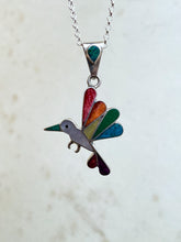 Load image into Gallery viewer, Hummingbird Silver Pendant *variants