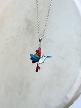 Load image into Gallery viewer, Hummingbird Silver Pendant *variants