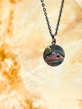 Load image into Gallery viewer, Moon Copper Pendant &amp; Taita Imbabura