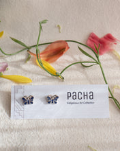 Load image into Gallery viewer, Mini Butterfly Silver Studs