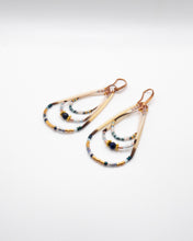 Load image into Gallery viewer, Triple Hoop Quill Earrings