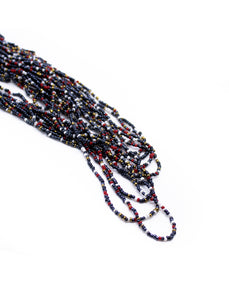Red & Black Beaded Necklace