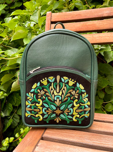Tumarina Backpack - Green Leather *variants