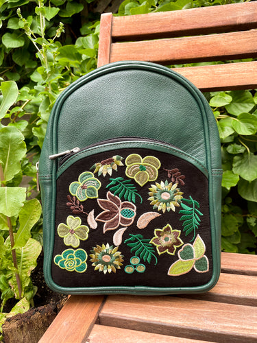 Tumarina Backpack - Green Leather *variants