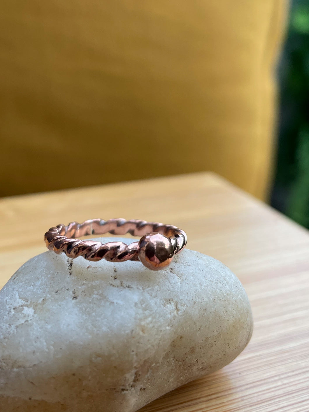 Twist Copper Ring