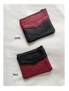 Leather Pouches - Red Style #1