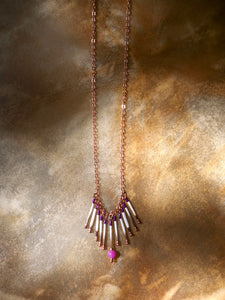 MAYWA Quill Necklace (Agate)
