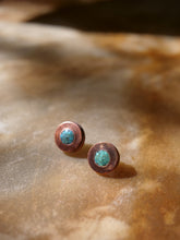 Load image into Gallery viewer, Turquoise Copper Studs
