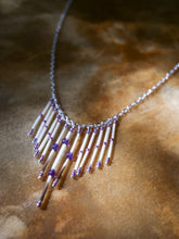 Load image into Gallery viewer, KIMSA Quill Necklace (Amethyst)