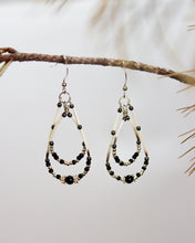 Load image into Gallery viewer, Double Hoop Porcupine Quill Earrings II - 4 variants