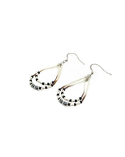 Load image into Gallery viewer, Double Hoop Porcupine Quill Earrings - I *variants