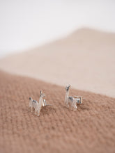 Load image into Gallery viewer, Llama Silver Studs
