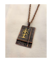 Load image into Gallery viewer, Corn Copper-Brass Pendant
