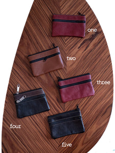 Leather Pouches - Earth Tones