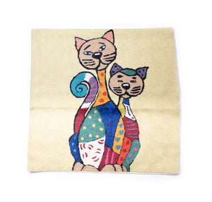 Embroidered Animal Cushion Covers