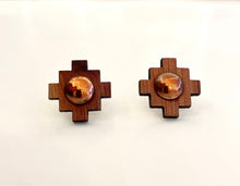 Load image into Gallery viewer, Chakana Copper Studs