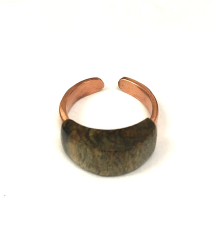 Palosanto Copper Ring
